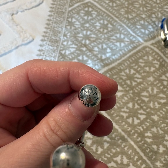 Pandora Silver Open Bangle Bracelet - Picture 2 of 2